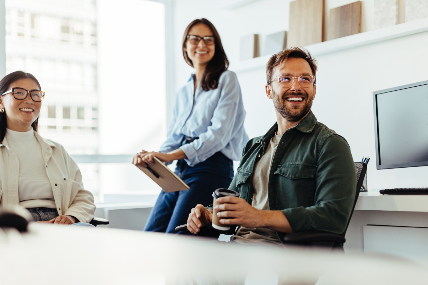 Smiling group of people